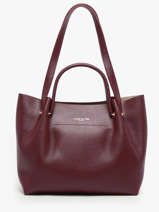 Schoudertas Foulonne Double Leder Lancaster Rood foulonne double louisa 20