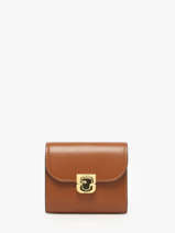 Portemonnee Leder Gerard darel Bruin wallet DEO46411