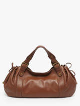 Schoudertas Icone Leder Gerard darel Bruin icone DES01410