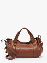 Cross Body Tas Icone Leder Gerard darel Bruin icone DES73410