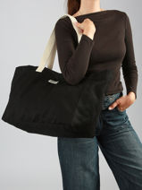 Schoudertas Best Seller Katoen Hindbag Zwart best seller CLAUDE-vue-porte
