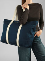 Schoudertas Jean Katoen Hindbag Blauw best seller JEAN-vue-porte