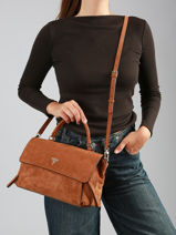Handtas Devon Su�de Guess Bruin devon SG974520-vue-porte