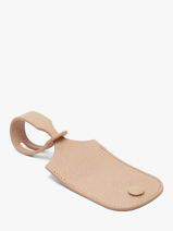 Longchamp Porte-cl�s cuir pliage one Papierhouder Beige-vue-porte