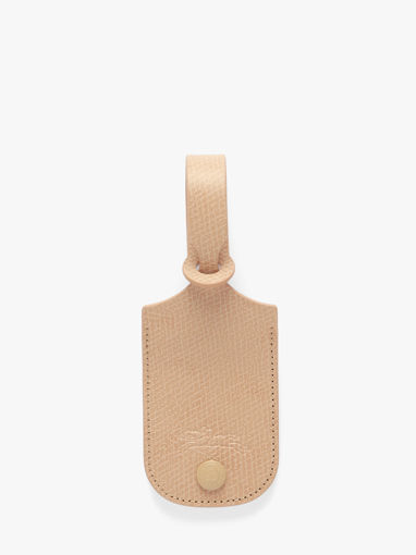 Longchamp Porte-cl�s cuir pliage one Papierhouder Beige