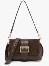 Handtas Velvet Caviar Leder Milano Bruin velvet caviar VC25114