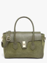 Schoudertas Velvet Caviar Leder Milano Groen velvet caviar VC26061