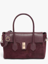 Schoudertas Velvet Caviar Leder Milano Violet velvet caviar VC26061
