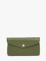 Portemonnee Caviar Leder Milano Groen caviar CA23113O