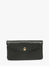 Portemonnee Caviar Leder Milano Zwart caviar CA23113O