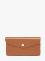 Portemonnee Caviar Leder Milano Bruin caviar CA23113O