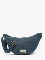 Cross Body Tas Denim Katoen Hindbag Blauw denim DE
