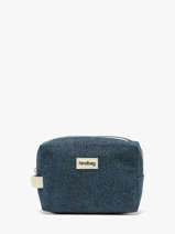 Toiletzak L�on Denim Katoen Hindbag Blauw denim DE