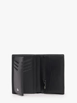 Portefeuille Leder Lacoste Zwart ossian NH5057OI-vue-porte