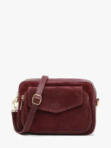 Cross Body Tas Velvet Caviar Leder Milano Violet velvet caviar VC25067
