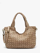 Schoudertas Dewashed Leder Milano Beige dewashed DE26061