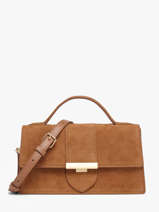 Cross Body Tas Suede Ily Leder Lancaster Bruin suede ily 10