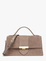 Cross Body Tas Suede Ily Leder Lancaster Beige suede ily 10