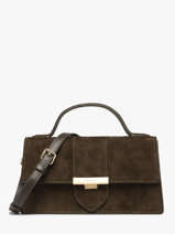 Cross Body Tas Suede Ily Leder Lancaster Groen suede ily 10