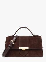 Cross Body Tas Suede Ily Leder Lancaster Bruin suede ily 10