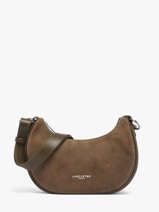 Cross Body Tas Suede Leder Lancaster Groen suede 81