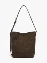 Cross Body Tas Suede Leder Lancaster Groen suede 56