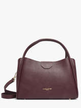 Handtassen Ida Double Leder Lancaster Rood ida double 84