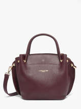 Handtas Foulonn� Double Leder Lancaster Rood foulonne double louisa 18