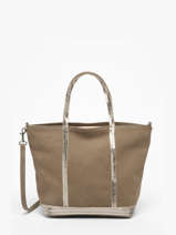 Cross Body Tas Cabas Cuir Leder Vanessa bruno Groen cabas cuir 8V40435
