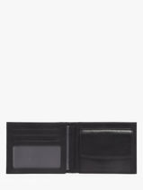 Portefeuille Bicolor Croco Leder Yves renard Zwart croco CR-vue-porte