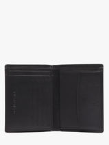 Portefeuille Bicolor Croco Leder Yves renard Zwart croco CR-vue-porte