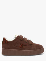 Sneakers Met Platformzool Vanessa wu Bruin women BK2954CH