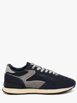Sneakers Uit Leder Hoff Blauw men 22602409