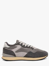 Sneakers Uit Leder Hoff Grijs men 22602417