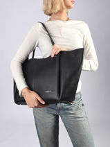 Handtas Sierra Haus Leder Lancaster Zwart sierra haus 12-vue-porte