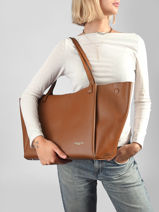 Handtas Sierra Haus Leder Lancaster Bruin sierra haus 12-vue-porte