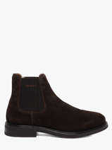 Chelsea Boots Uit Leder Gant Bruin men 33653464