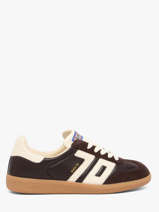 Sneakers Uit Leder Back 70 Bruin women 308