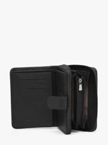 Portefeuille Leder Hexagona Zwart confort 461063R-vue-porte