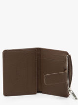 Kaarthouder Met Portemonnee Original Leder Nathan baume Bruin original n 102N-vue-porte