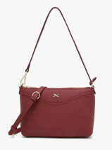 Cross Body Tas Ingrid Leder Nathan baume Rood riviera 1