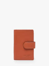 Kaarthouder Leder Hexagona Oranje confort 467254R