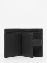 Portefeuille Leder Hexagona Zwart confort 467468R-vue-porte