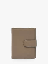 Portefeuille Leder Hexagona Bruin confort 467468R