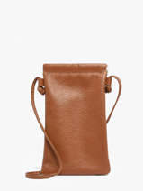 Cross Body Tas Caviar Leder Milano Bruin caviar CA26061