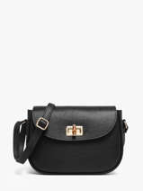 Cross Body Tas Caviar Leder Milano Zwart caviar CA26068