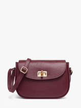 Cross Body Tas Caviar Milano Rood caviar CA26068