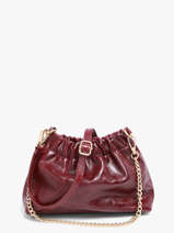 Cross Body Tas Shiny Sauvage Leder Milano Rood shiny sauvage SS26062