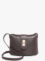 Cross Body Tas Caviar Leder Milano Bruin caviar CA26065