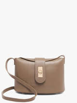 Cross Body Tas Caviar Leder Milano Beige caviar CA26065